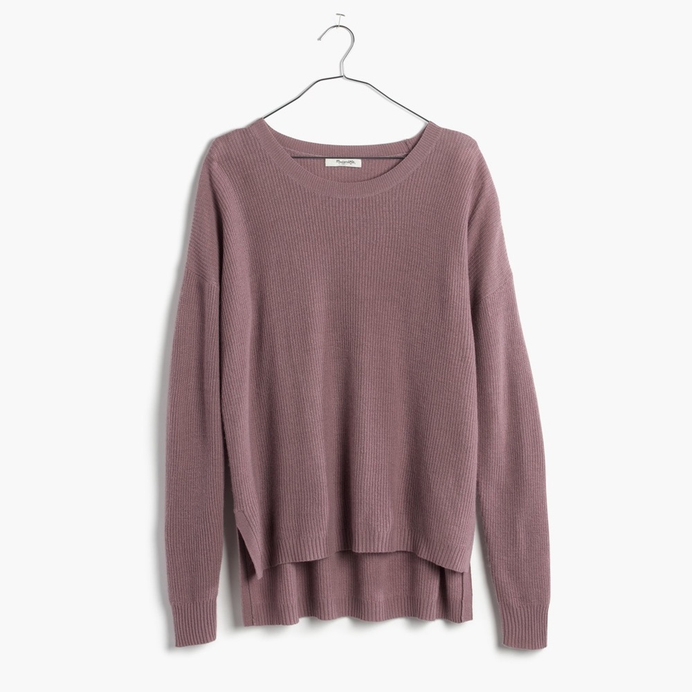 Madewell Warmlight Lilac Purple Pullover Sweater